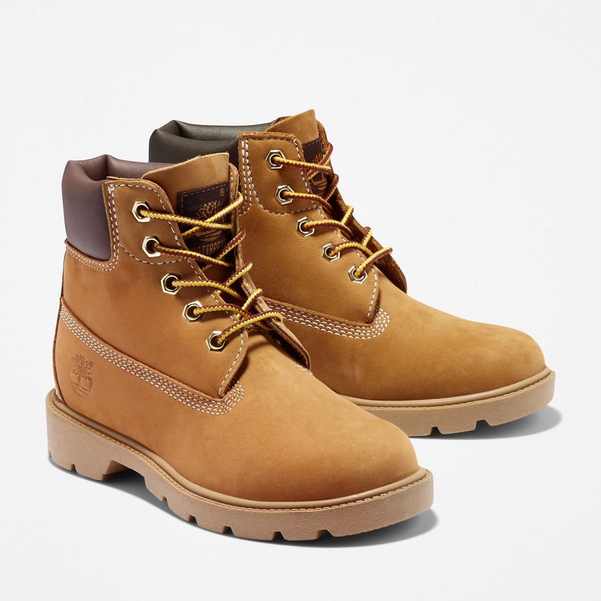 Timberland 6-Inch Boots Ankle boots Børn Brune | HVWU86039