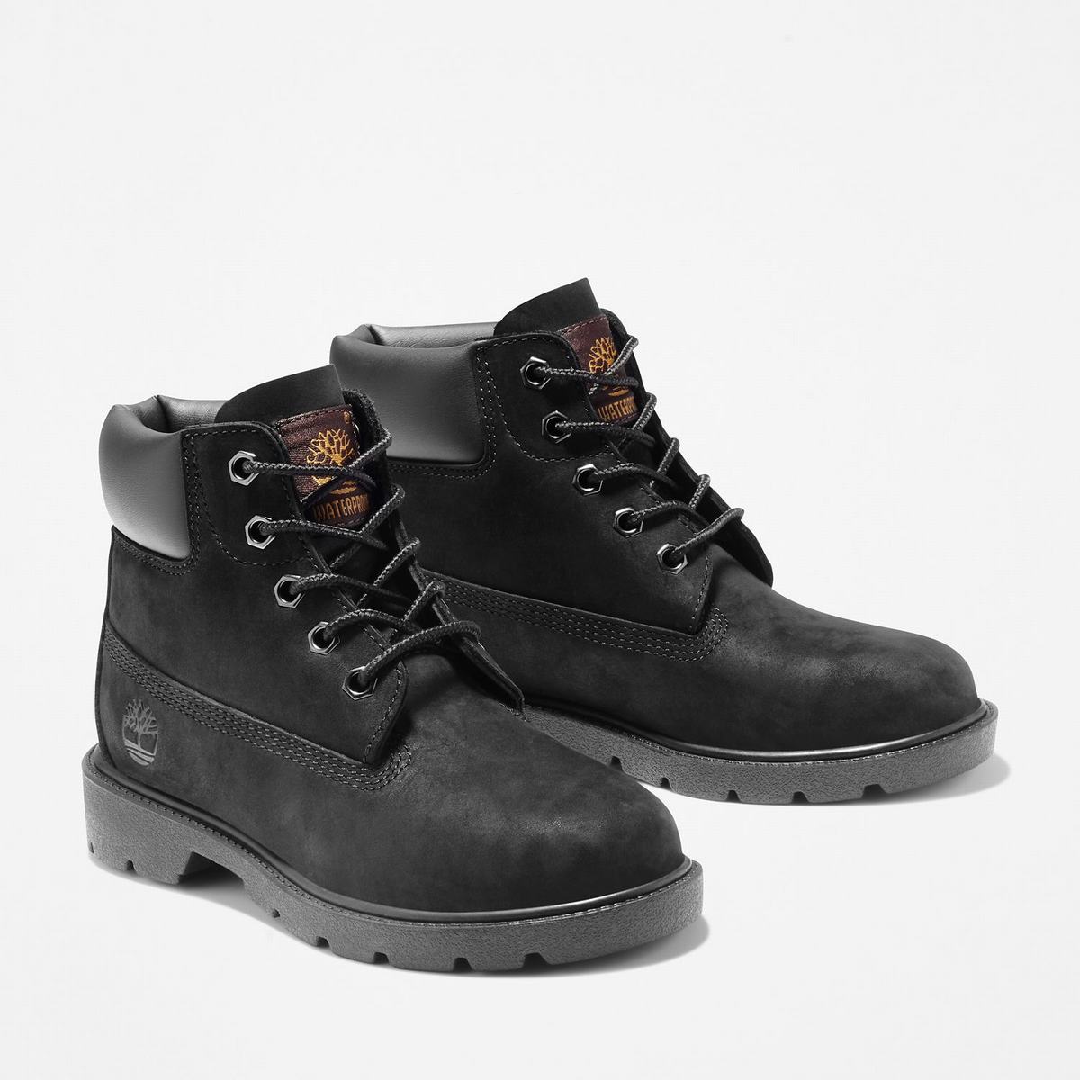 Timberland 6-Inch Boots Ankle boots Børn Sort | YJIH70826