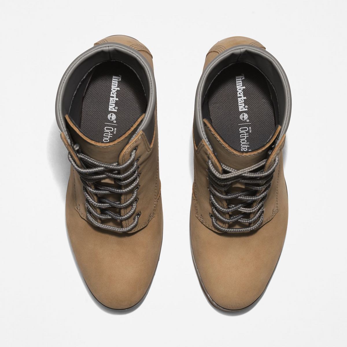 Timberland 6-Inch Boots Ankle boots Dame Lysegrå Brune | EQIW02145