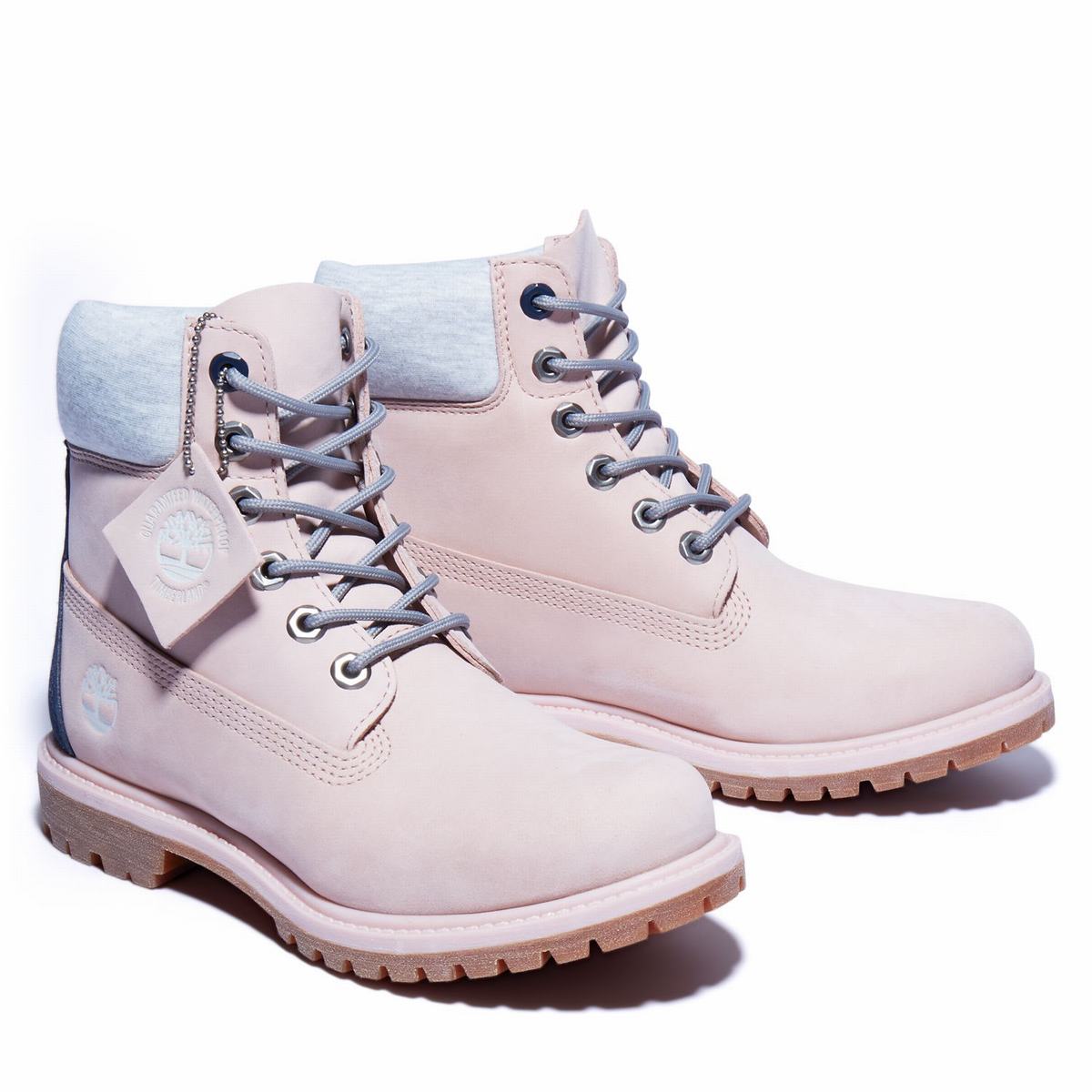 Timberland 6-Inch Boots Ankle boots Dame Lyselyserød | FAID39861