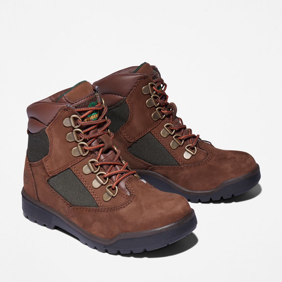 Timberland 6-Inch Boots Kampstøvler Børn Mørkebrune | IVYU36890