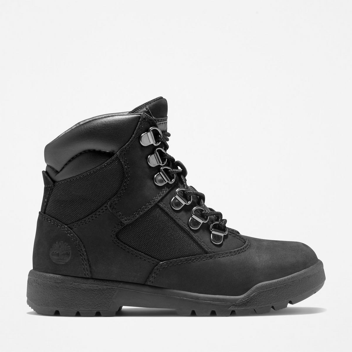 Timberland 6-Inch Boots Kampstøvler Børn Sort | KTUE69250