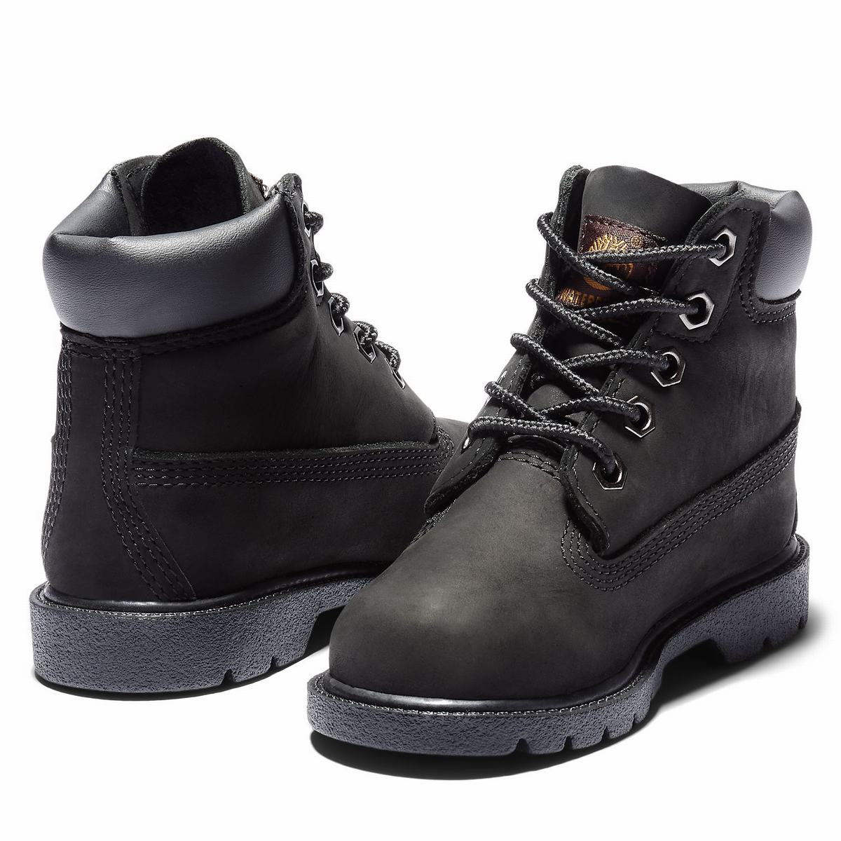 Timberland 6-Inch Boots Lille Barn Børn Sort | CBXP84936