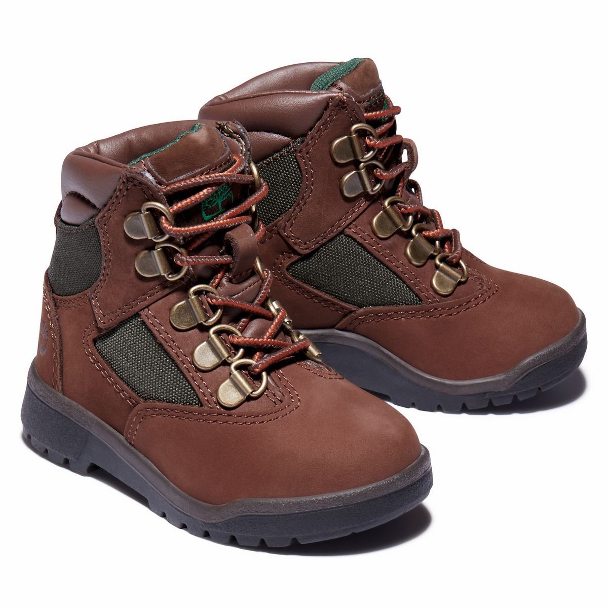 Timberland 6-Inch Boots Lille Barn Børn Mørkebrune | CSBA43827