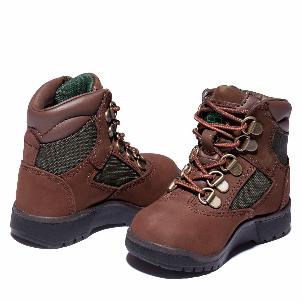 Timberland 6-Inch Boots Lille Barn Børn Mørkebrune | CSBA43827