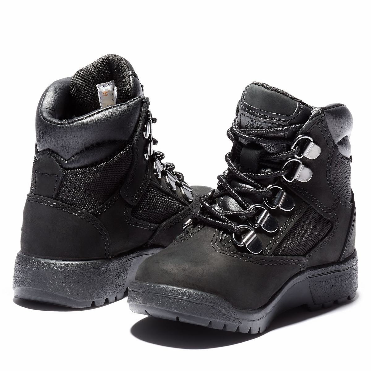 Timberland 6-Inch Boots Lille Barn Børn Sort | LEFD48179