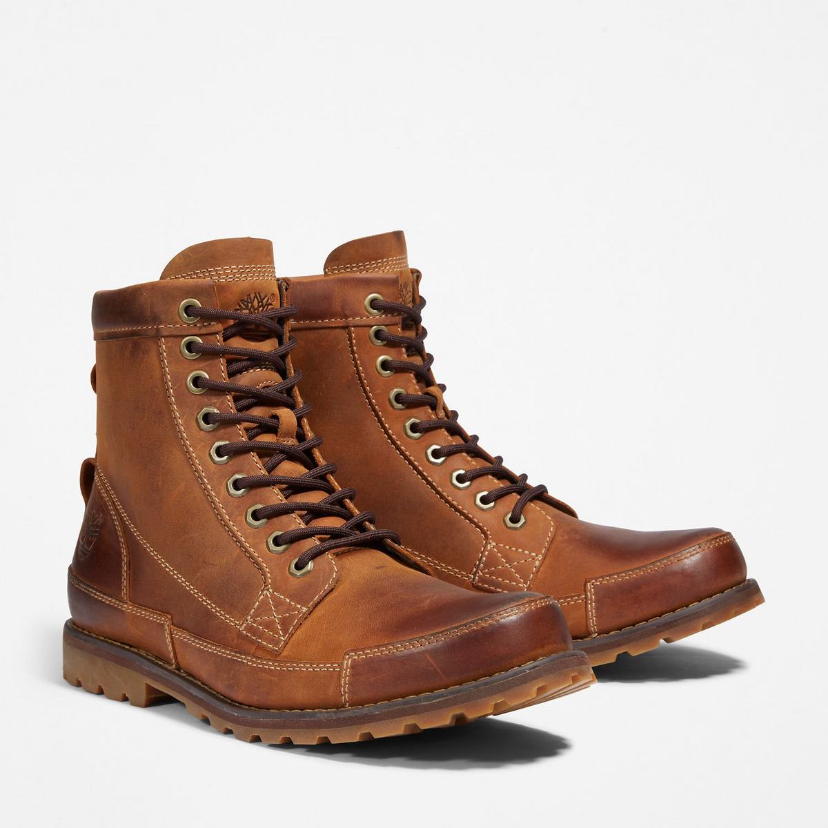 Timberland 6-Inch Boots Læderstøvler Herre Brune | ZCEU81025