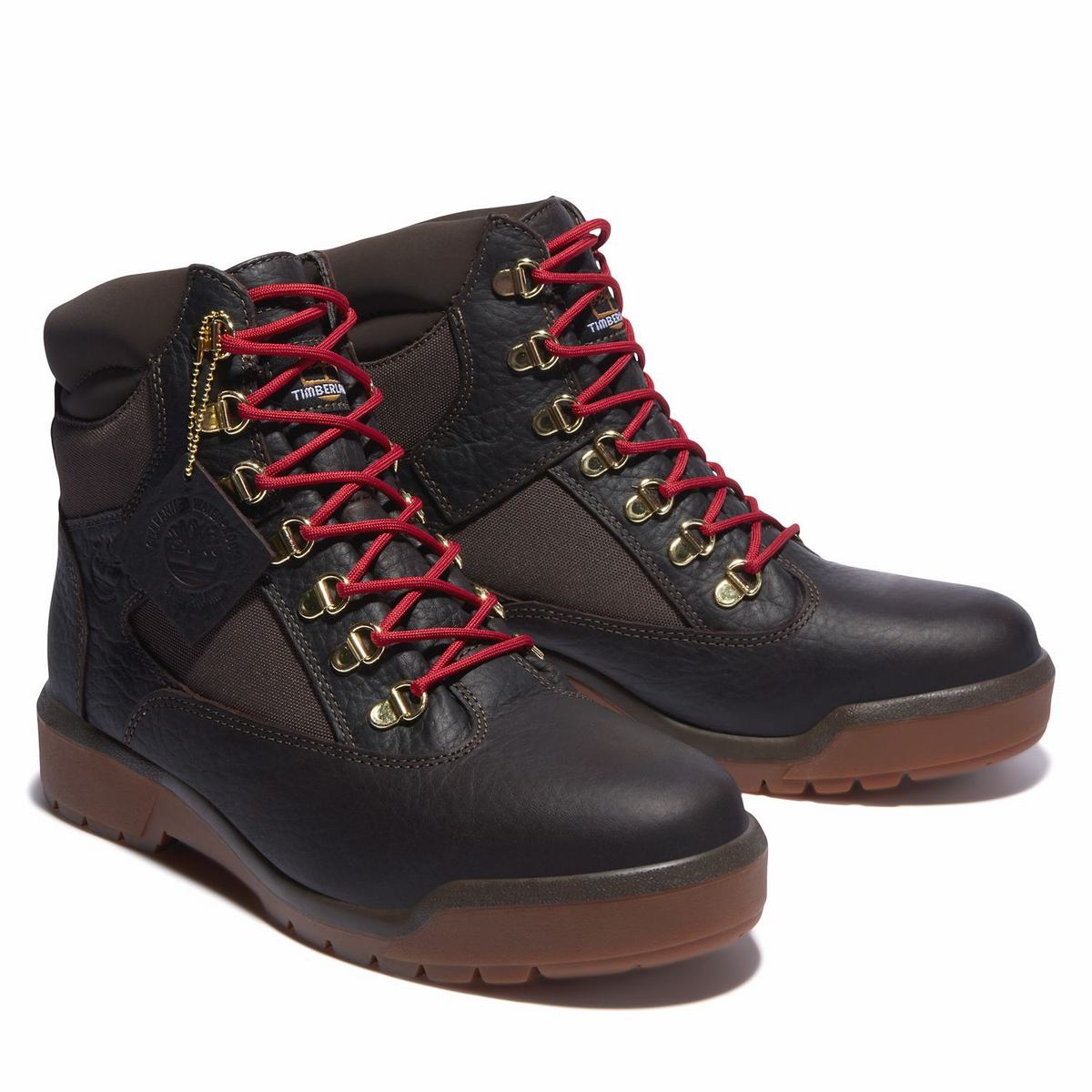 Timberland 6-Inch Boots~Vandtætte Kampstøvler Herre Mørkebrune | BYSW98365