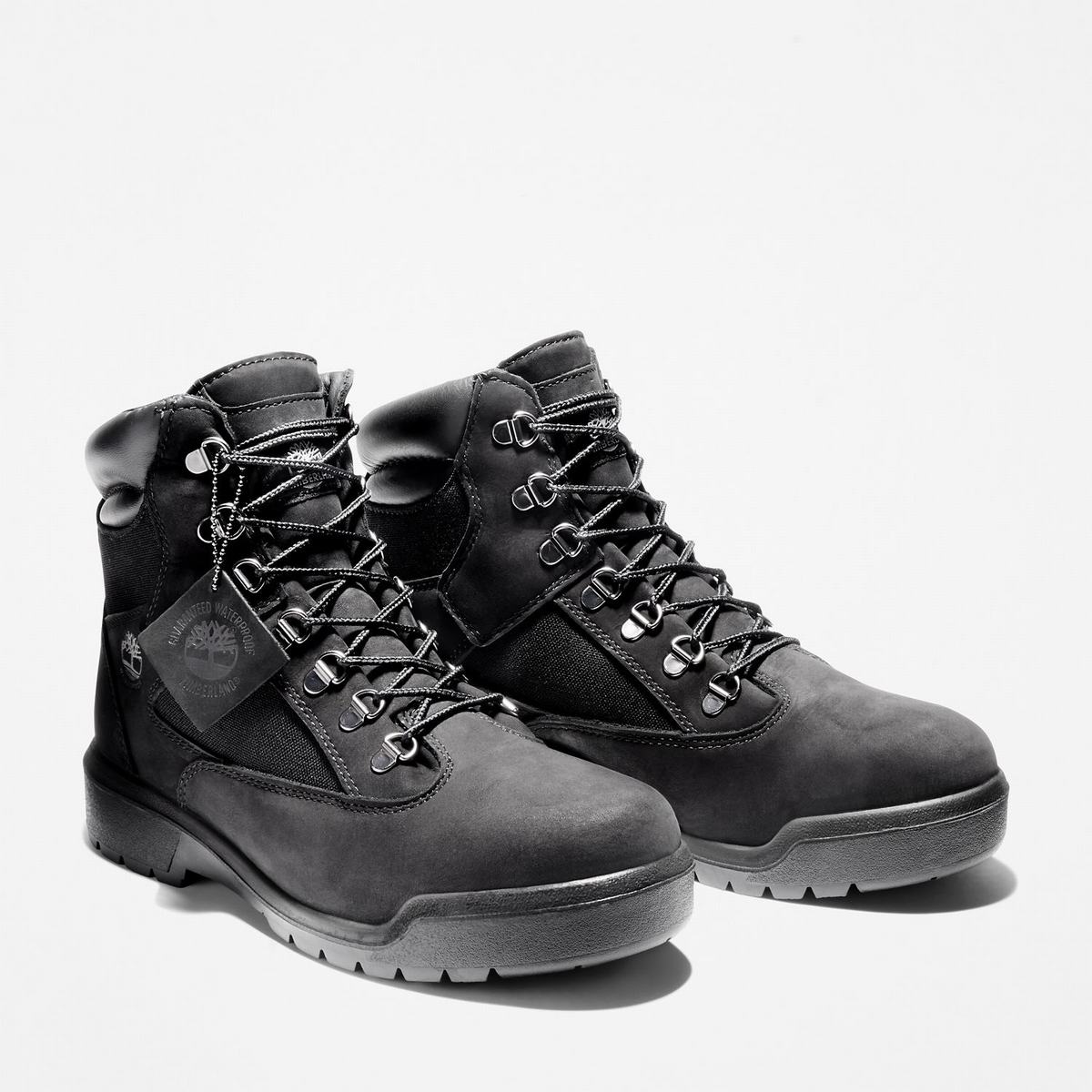 Timberland 6-Inch Boots~Vandtætte Kampstøvler Herre Sort | KWAX01723