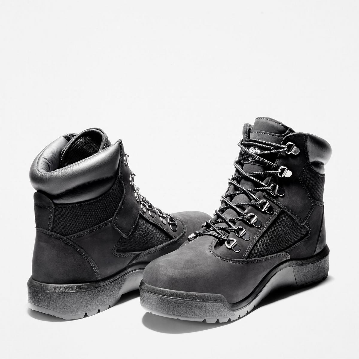 Timberland 6-Inch Boots~Vandtætte Kampstøvler Herre Sort | QPOH27031