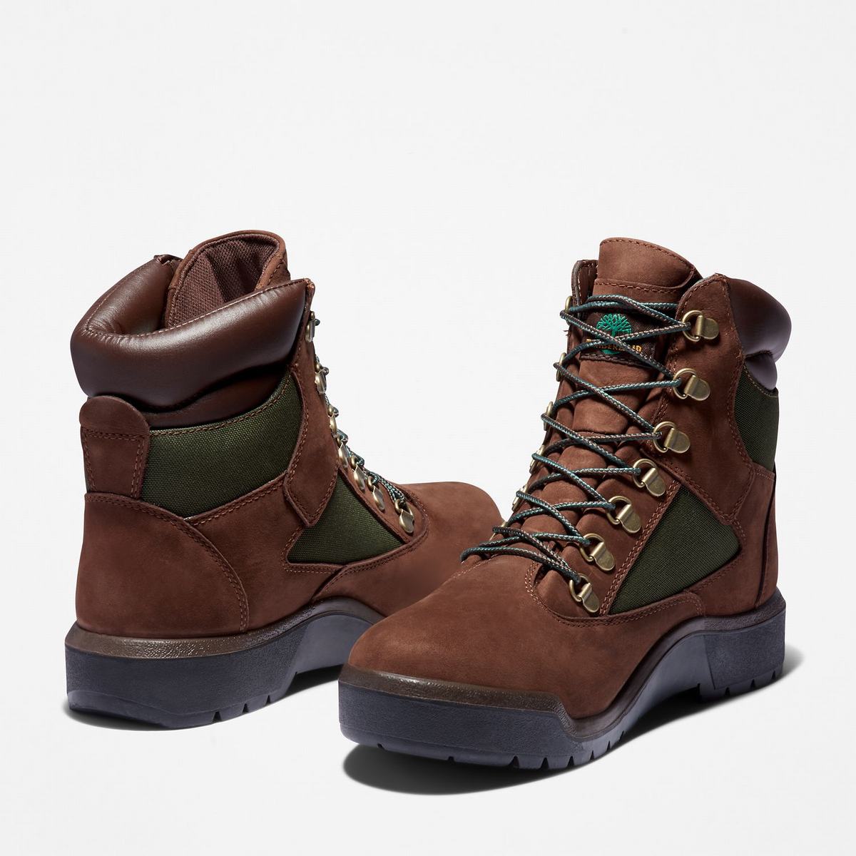 Timberland 6-Inch Boots~Vandtætte Kampstøvler Herre Mørkebrune | TIBK05312