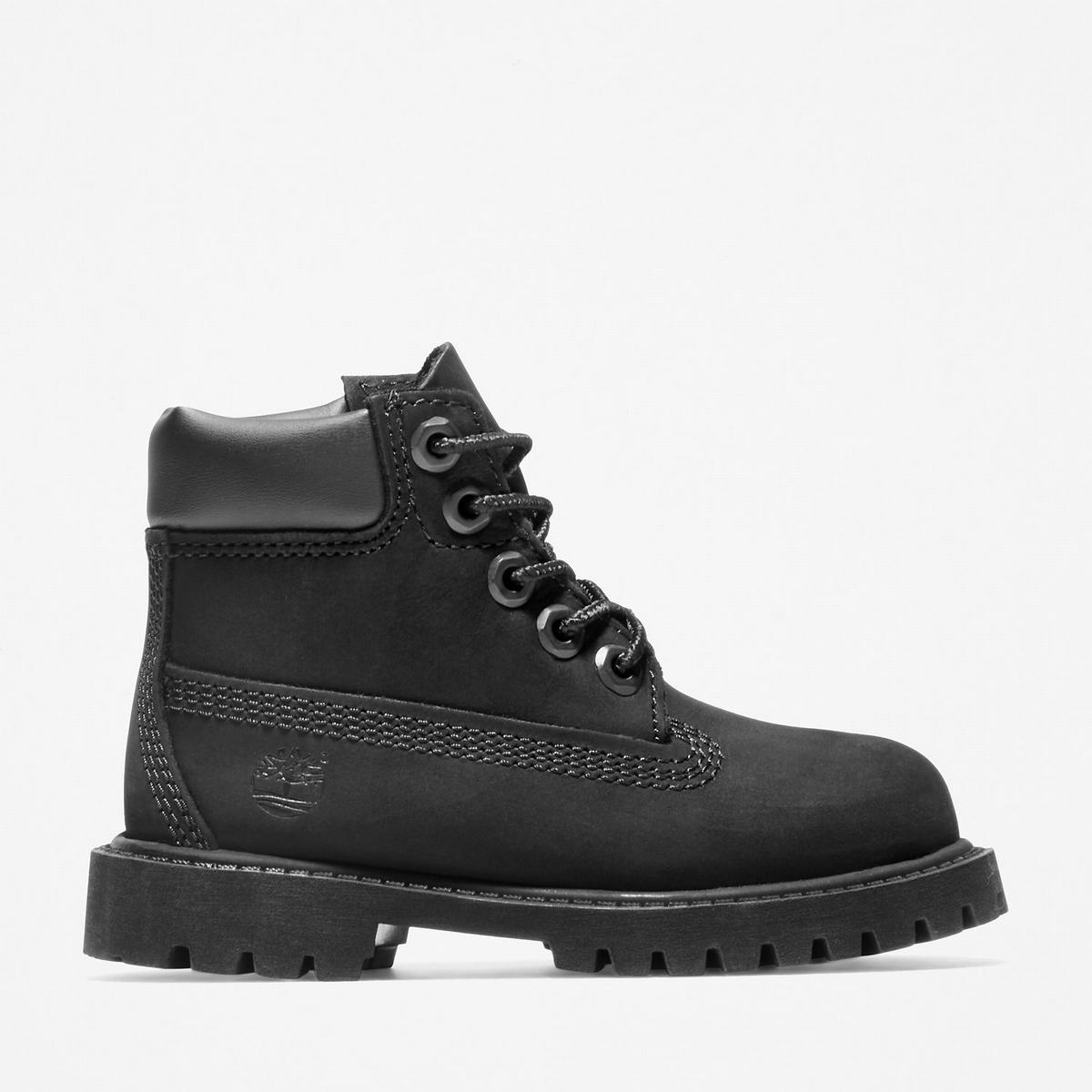 Timberland 6-Inch Boots~Vandtætte Lille Barn Børn Sort | LIRH98051