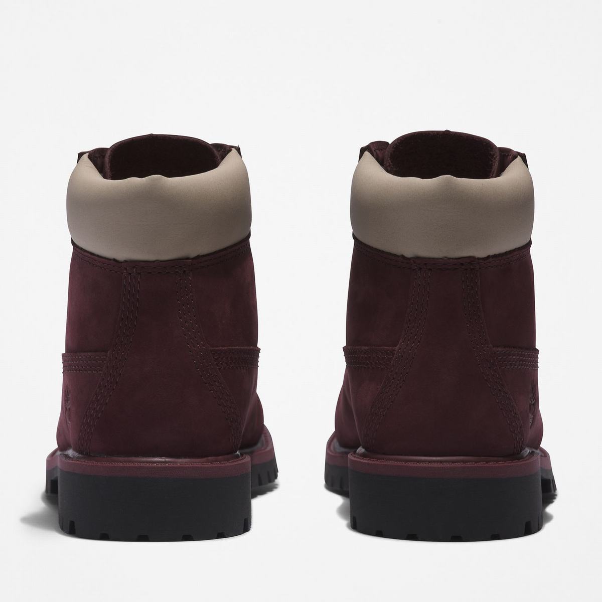 Timberland 6-Inch Boots~Vandtætte Lille Barn Børn Bordeaux | TEUB75013