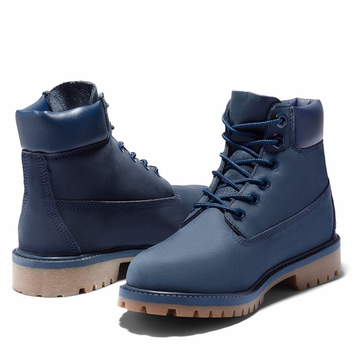 Timberland 6-Inch Boots~Vandtætte Vandtætte Støvler Børn Blå | BIJM42107