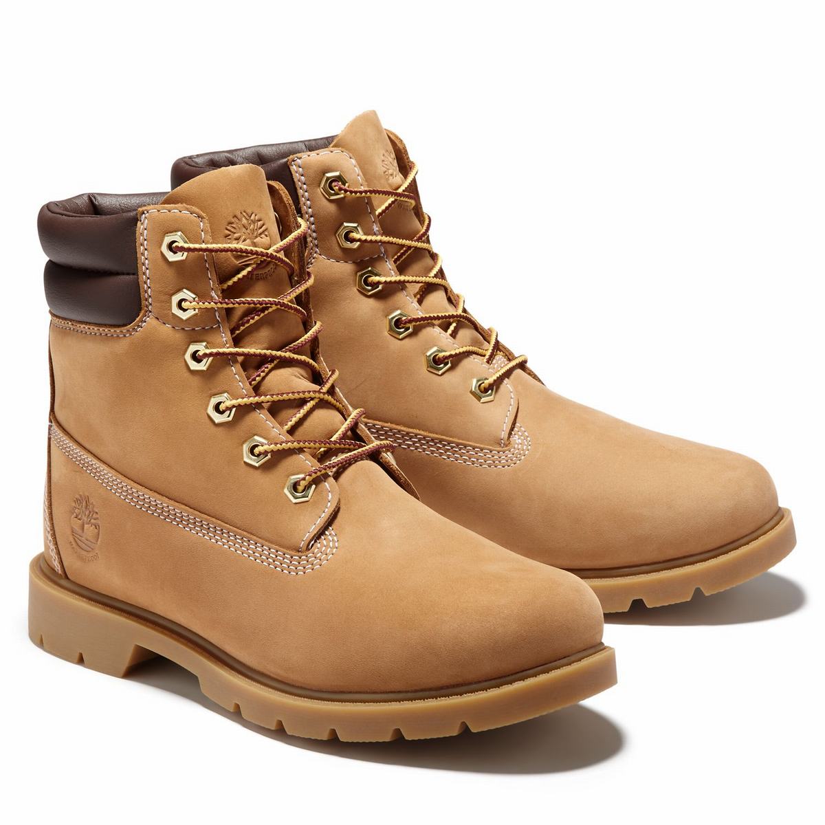 Timberland 6-Inch Boots~Vandtætte Vandtætte Støvler Dame Brune | DHXW92836