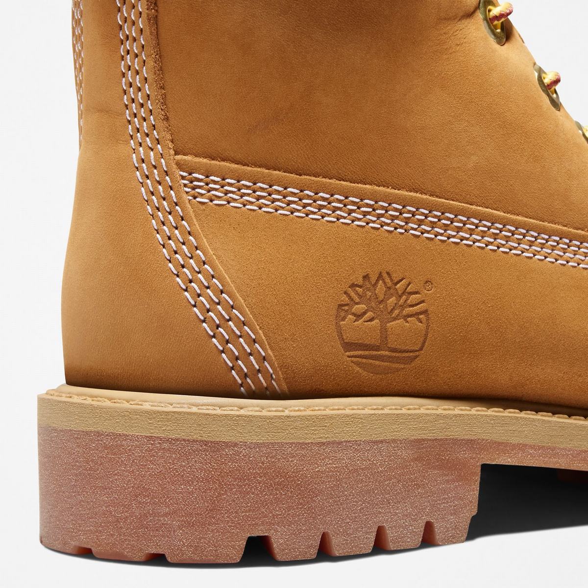 Timberland 6-Inch Boots~Vandtætte Vandtætte Støvler Børn Brune Gul | DPBA67394