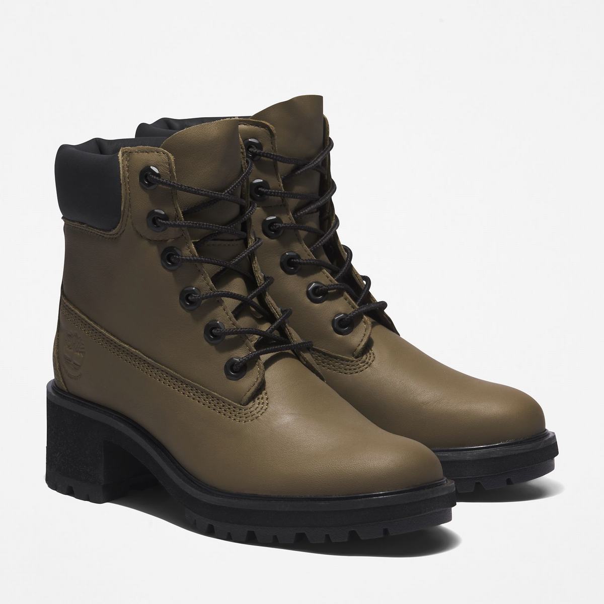 Timberland 6-Inch Boots~Vandtætte Vandtætte Støvler Dame Olivengrøn | FCZN67895