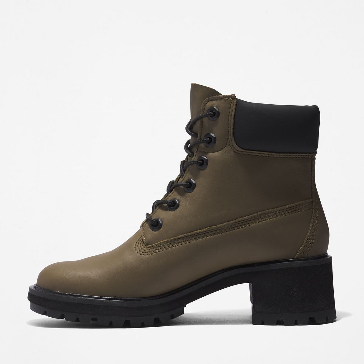 Timberland 6-Inch Boots~Vandtætte Vandtætte Støvler Dame Olivengrøn | FCZN67895