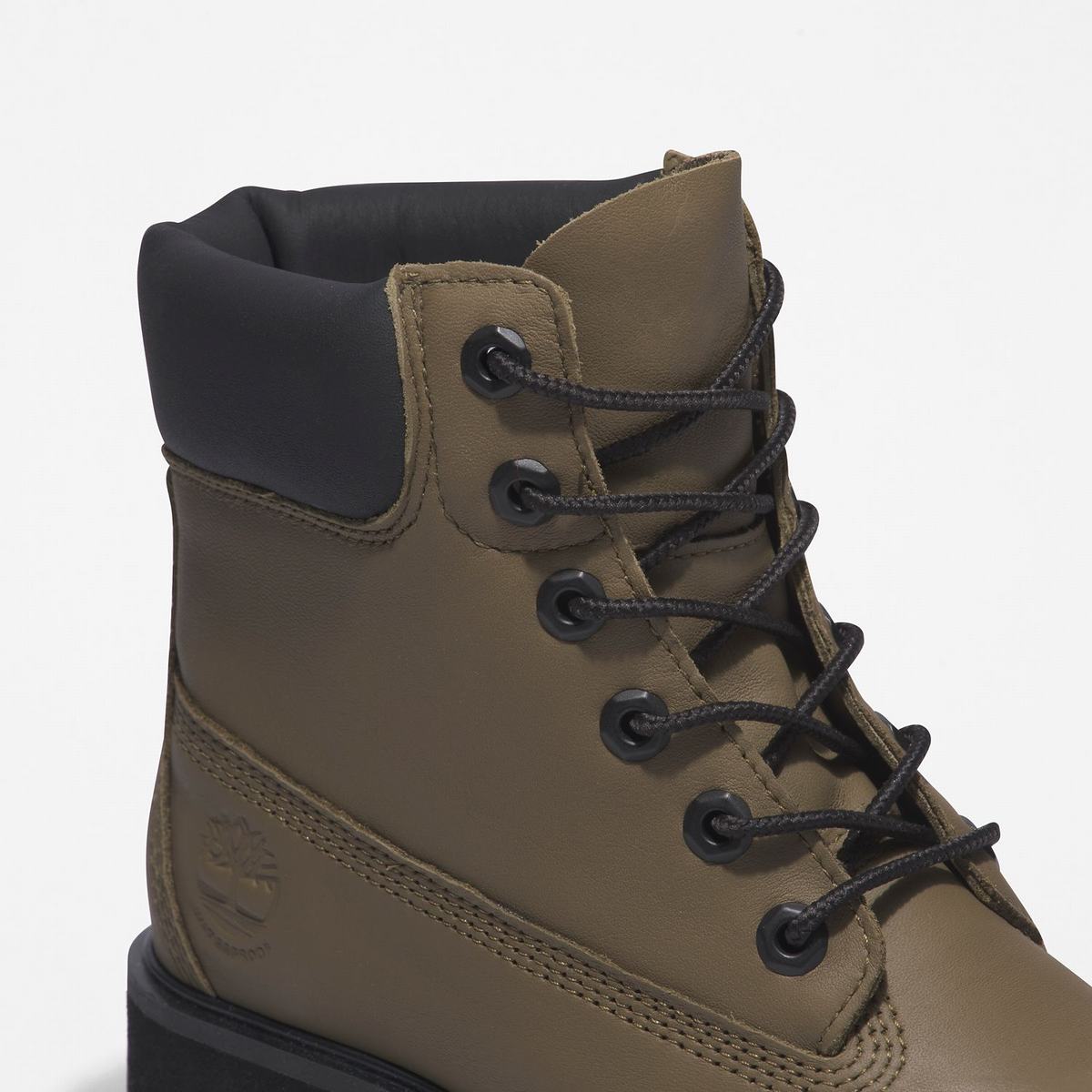 Timberland 6-Inch Boots~Vandtætte Vandtætte Støvler Dame Olivengrøn | FCZN67895