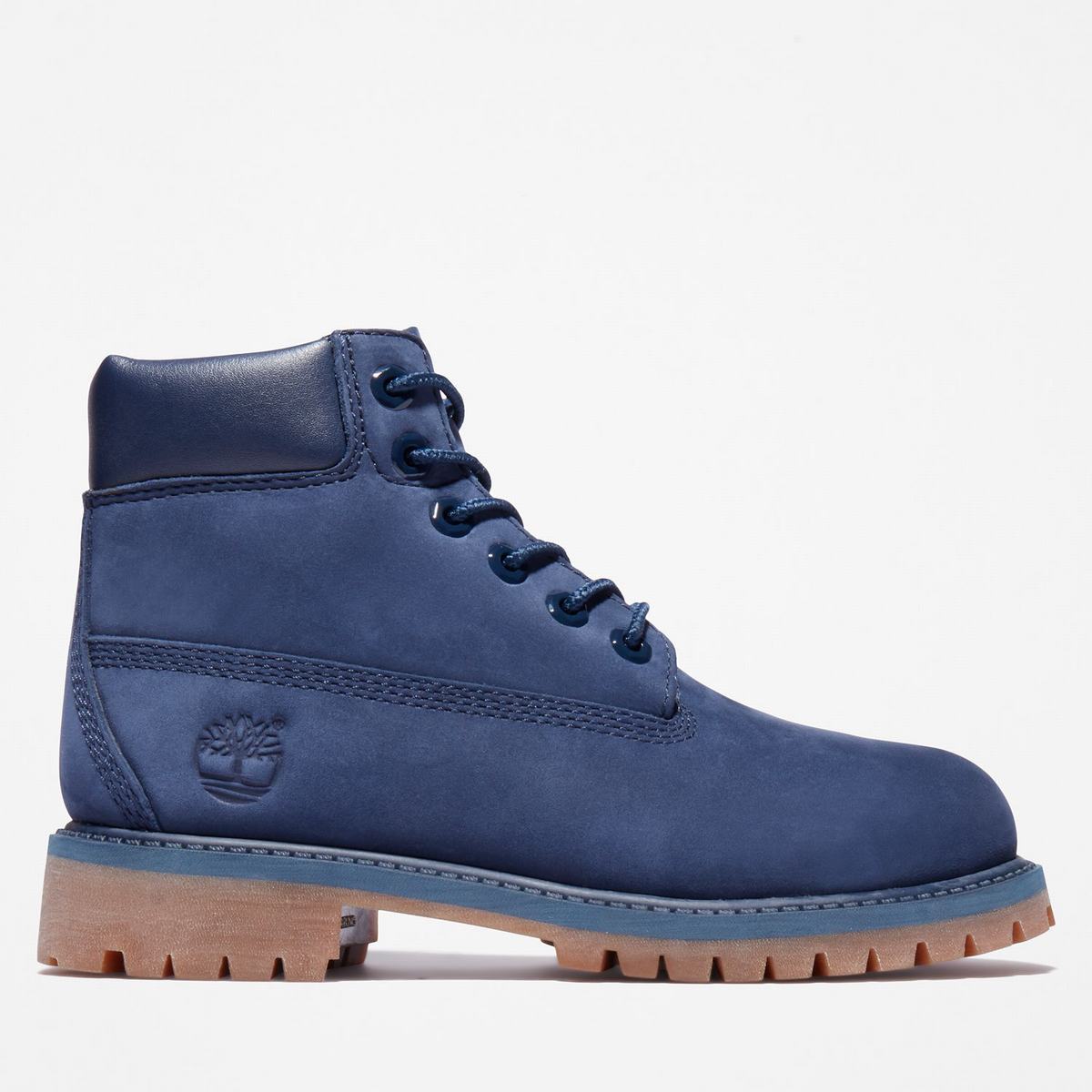 Timberland 6-Inch Boots~Vandtætte Vandtætte Støvler Børn Blå | FLEA56931