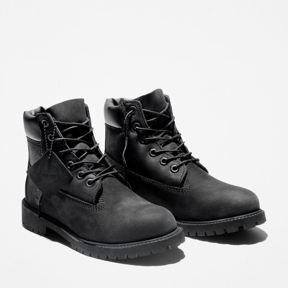 Timberland 6-Inch Boots~Vandtætte Vandtætte Støvler Børn Sort | HOUI62498