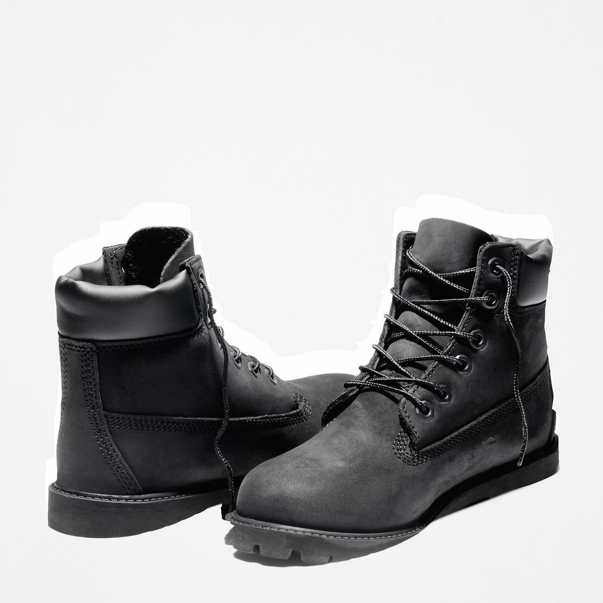 Timberland 6-Inch Boots~Vandtætte Vandtætte Støvler Børn Sort | HOUI62498