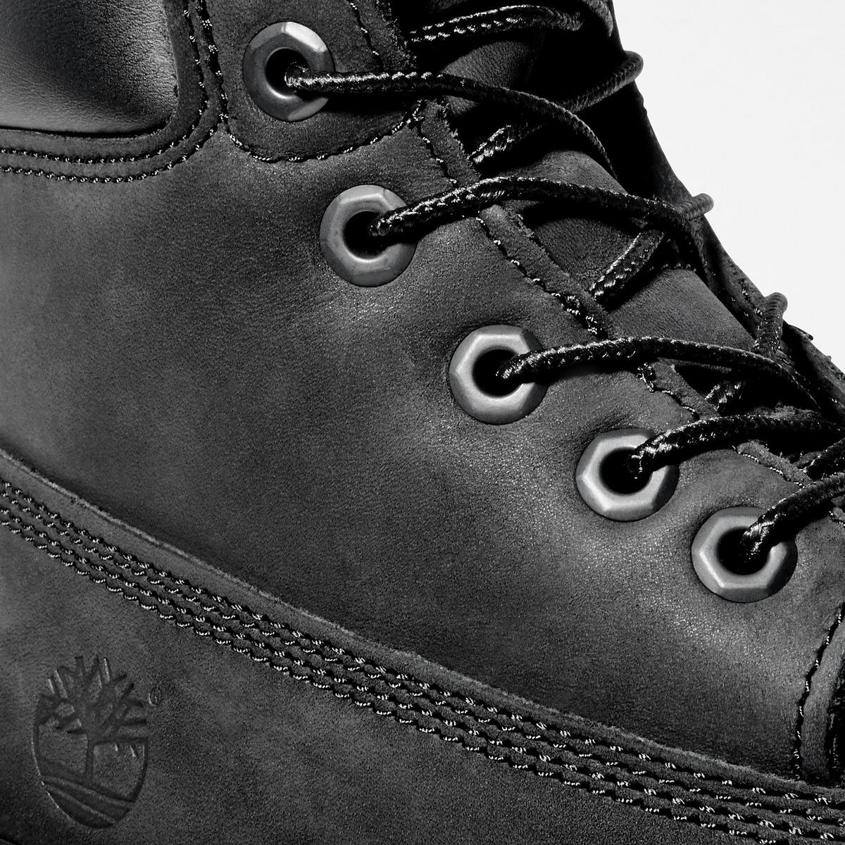 Timberland 6-Inch Boots~Vandtætte Vandtætte Støvler Børn Sort | HOUI62498