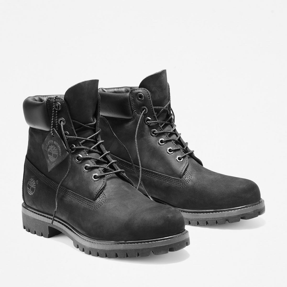 Timberland 6-Inch Boots~Vandtætte Vandtætte Støvler Herre Sort | JGMU86135