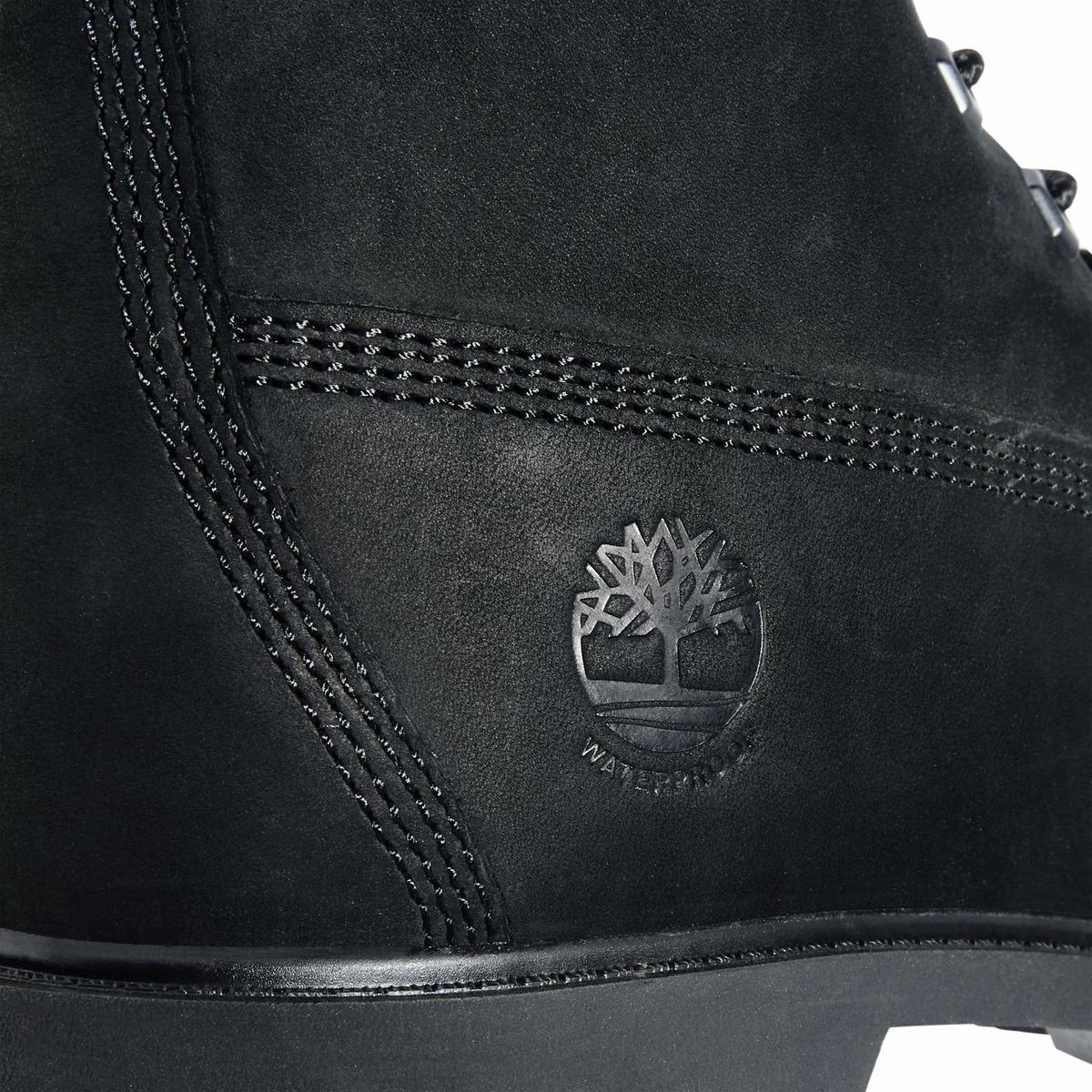 Timberland 6-Inch Boots~Vandtætte Vandtætte Støvler Dame Sort | KIZH89467