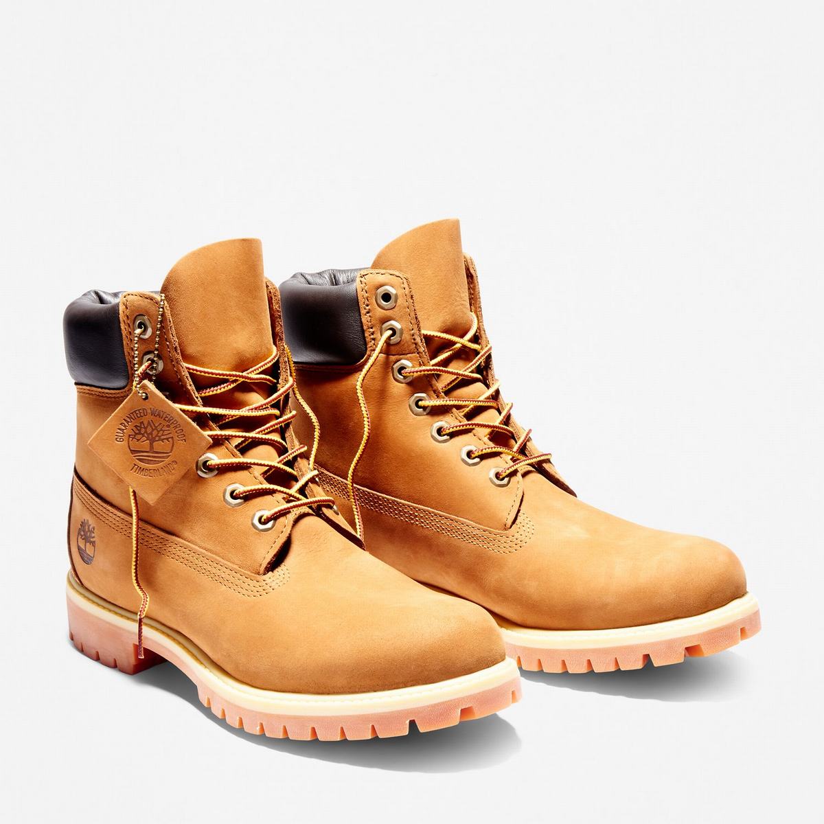 Timberland 6-Inch Boots~Vandtætte Vandtætte Støvler Herre Rød Orange | MLAD27690