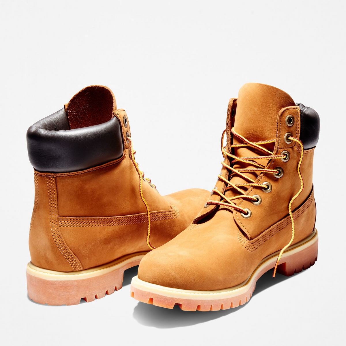 Timberland 6-Inch Boots~Vandtætte Vandtætte Støvler Herre Rød Orange | MLAD27690