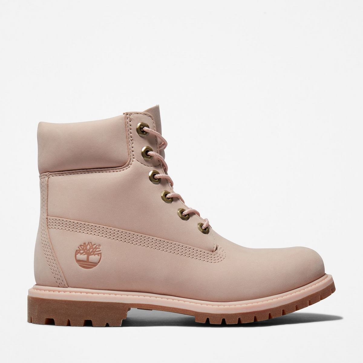 Timberland 6-Inch Boots~Vandtætte Vandtætte Støvler Dame Lyselyserød | NSUR45093