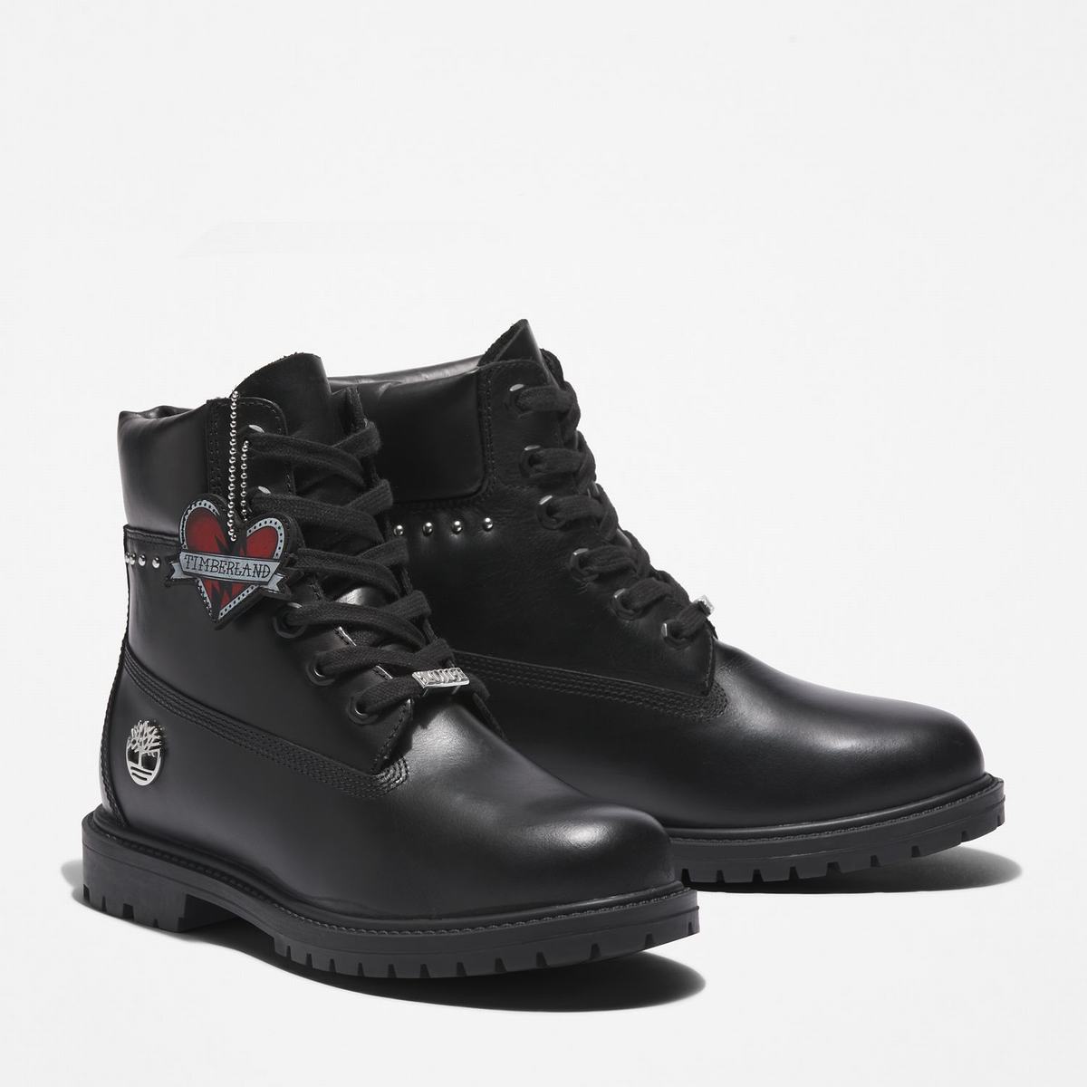 Timberland 6-Inch Boots~Vandtætte Vandtætte Støvler Dame Sort | OJWD75082