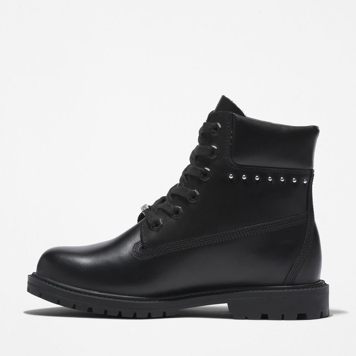 Timberland 6-Inch Boots~Vandtætte Vandtætte Støvler Dame Sort | OJWD75082