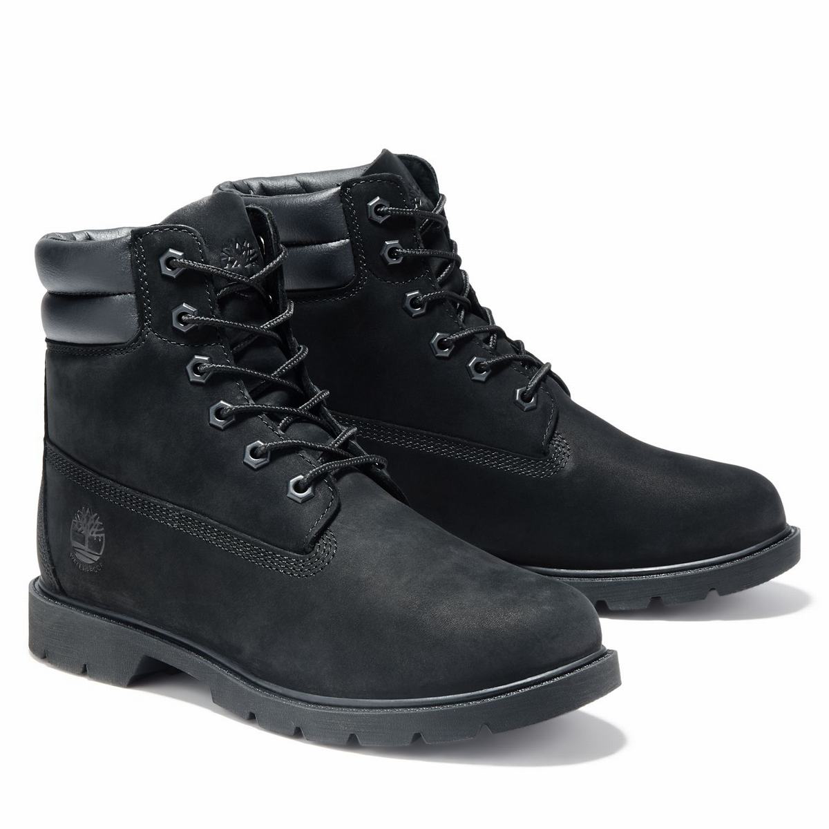 Timberland 6-Inch Boots~Vandtætte Vandtætte Støvler Dame Sort | QHNS90517