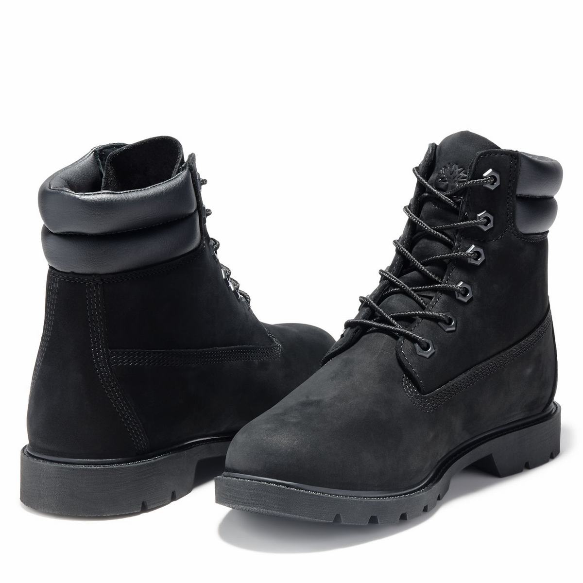 Timberland 6-Inch Boots~Vandtætte Vandtætte Støvler Dame Sort | QHNS90517