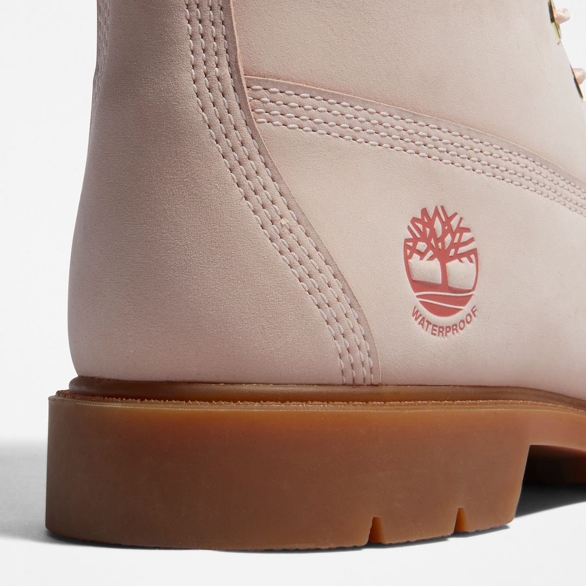 Timberland 6-Inch Boots~Vandtætte Vandtætte Støvler Dame Hvide | QZPH93608