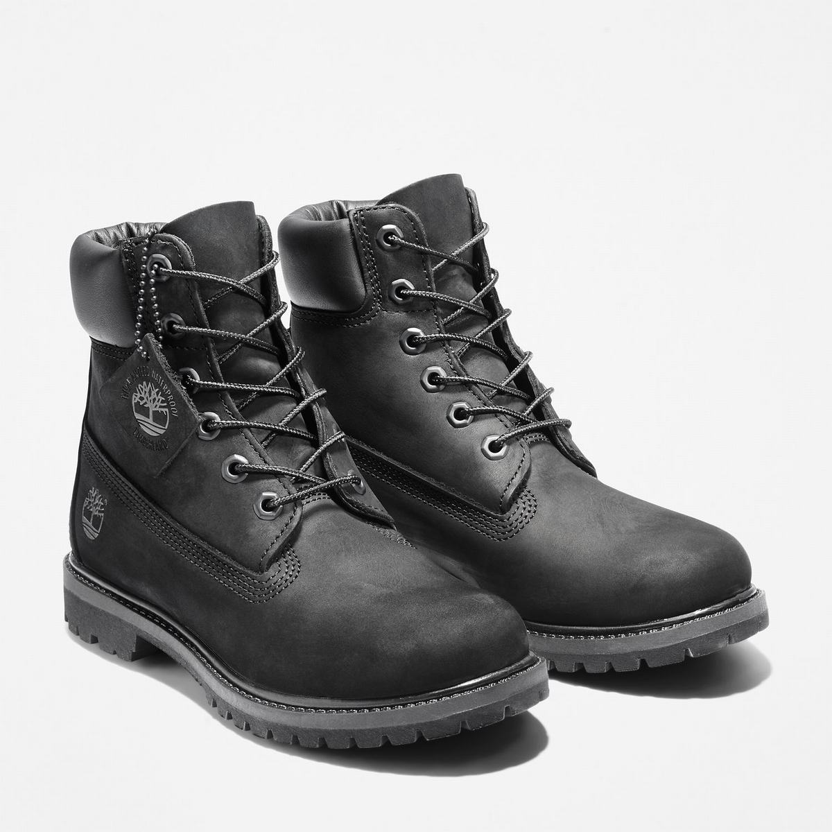 Timberland 6-Inch Boots~Vandtætte Vandtætte Støvler Dame Sort | RWJS18956