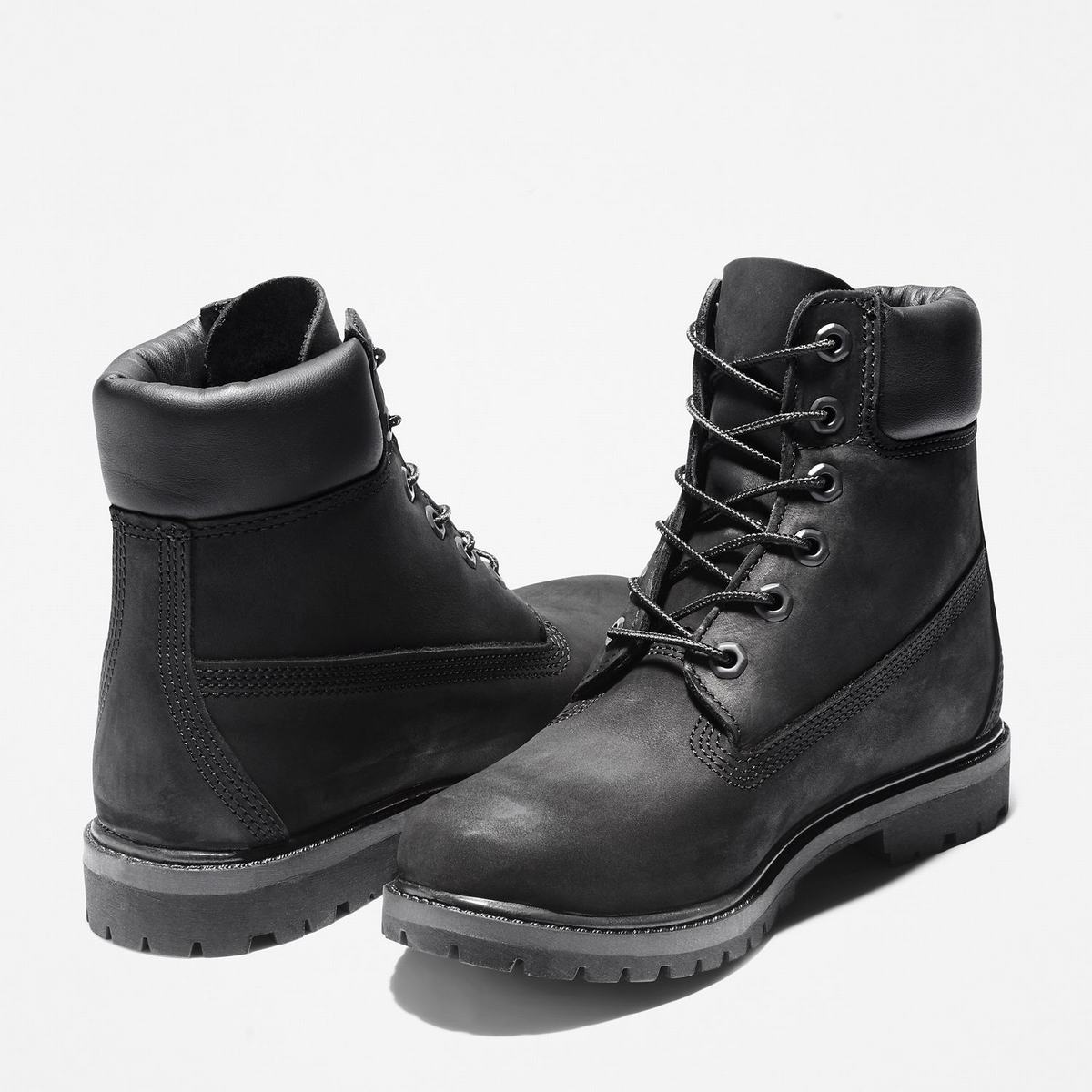 Timberland 6-Inch Boots~Vandtætte Vandtætte Støvler Dame Sort | RWJS18956