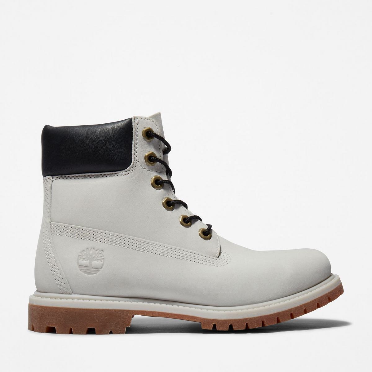 Timberland 6-Inch Boots~Vandtætte Vandtætte Støvler Dame Lysegrå | TRDS52310