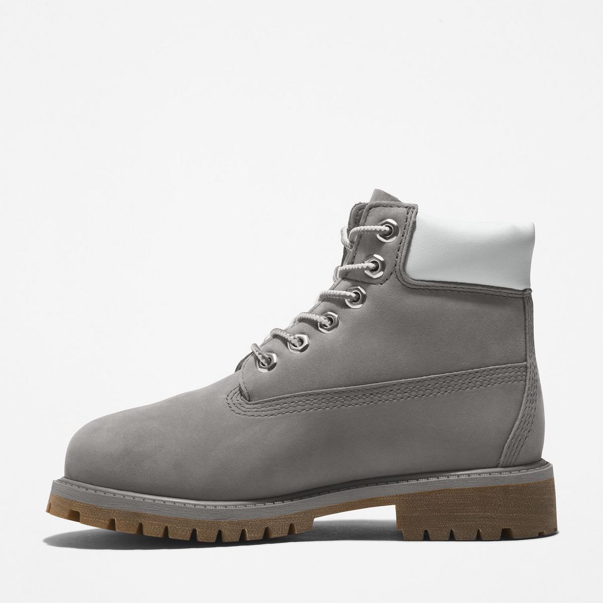 Timberland 6-Inch Boots~Vandtætte Vandtætte Støvler Børn Grå | ULJX05937