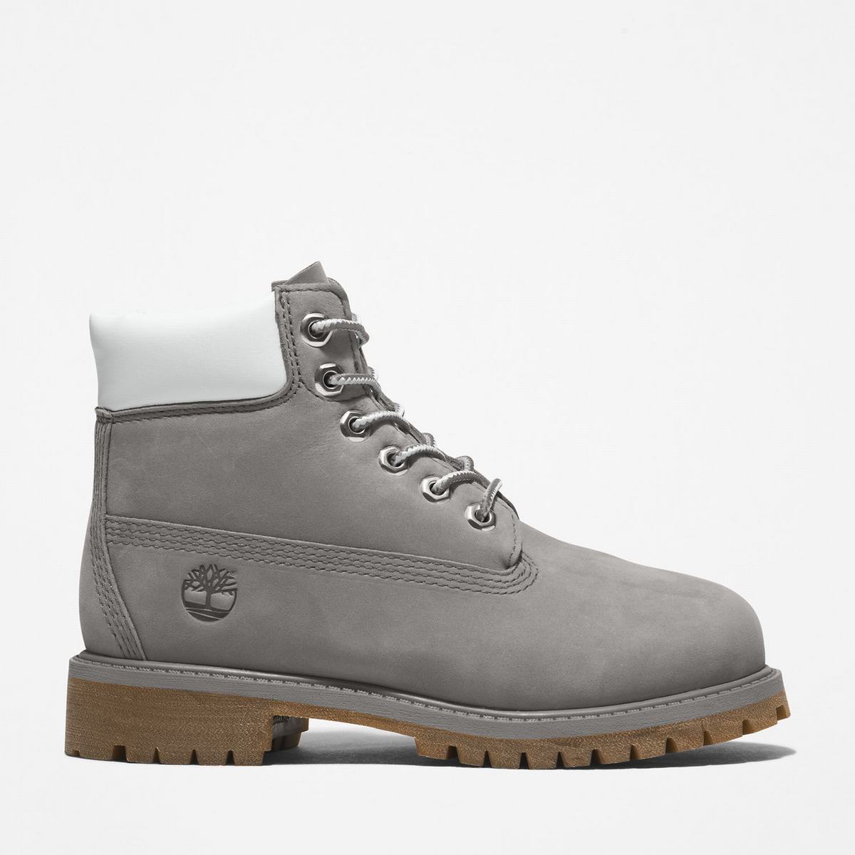 Timberland 6-Inch Boots~Vandtætte Vandtætte Støvler Børn Grå | ULJX05937