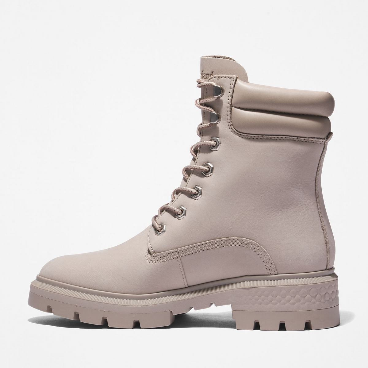 Timberland 6-Inch Boots~Vandtætte Vandtætte Støvler Dame Lysegrå Brune | VIFM37421