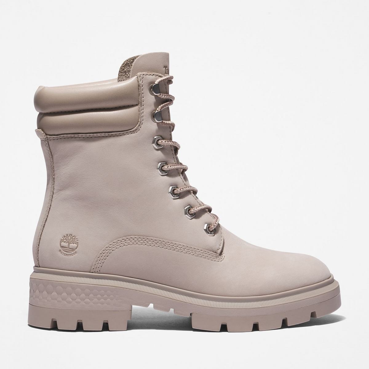 Timberland 6-Inch Boots~Vandtætte Vandtætte Støvler Dame Lysegrå Brune | VIFM37421