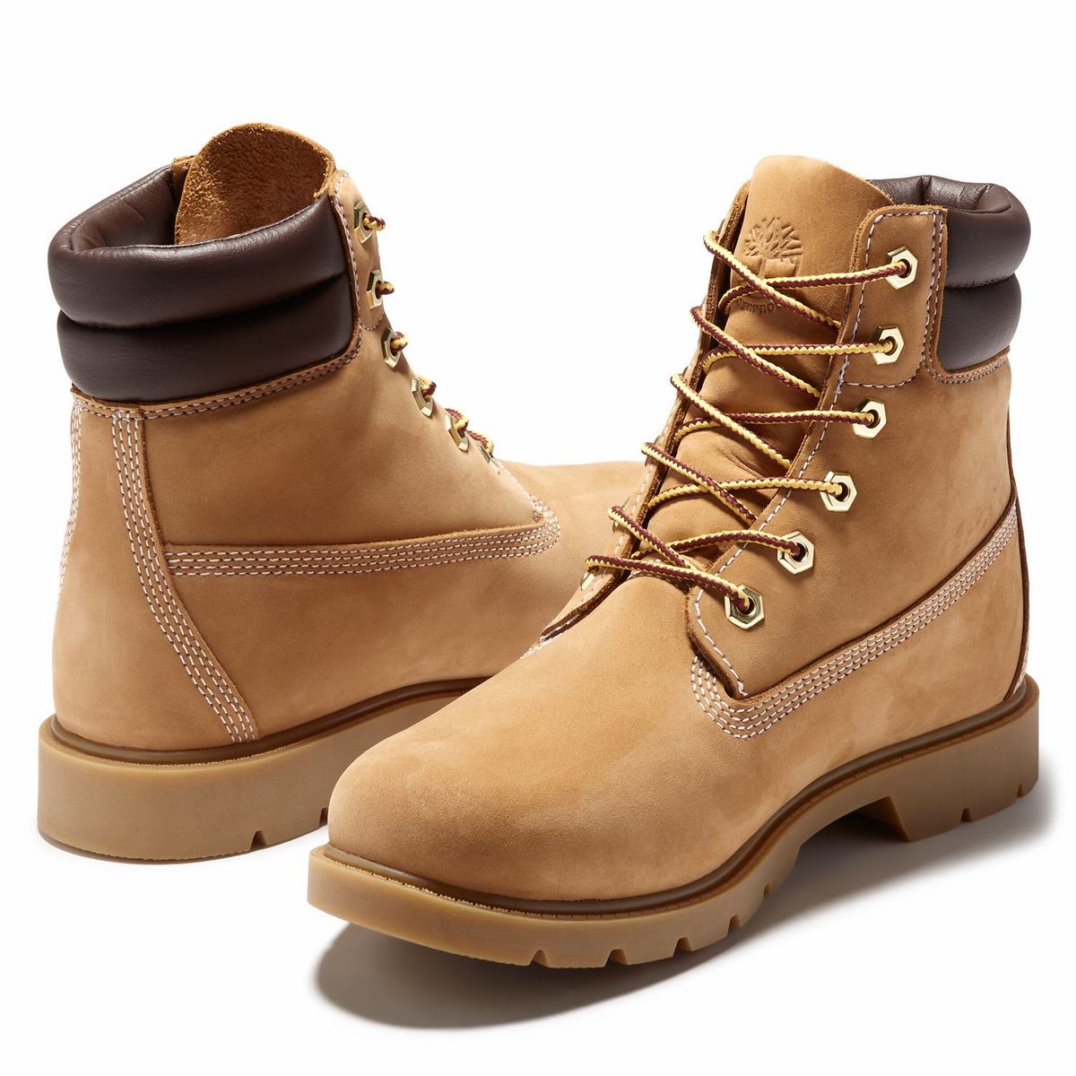 Timberland 6-Inch Boots~Vandtætte Vandtætte Støvler Dame Brune | YVNF47386