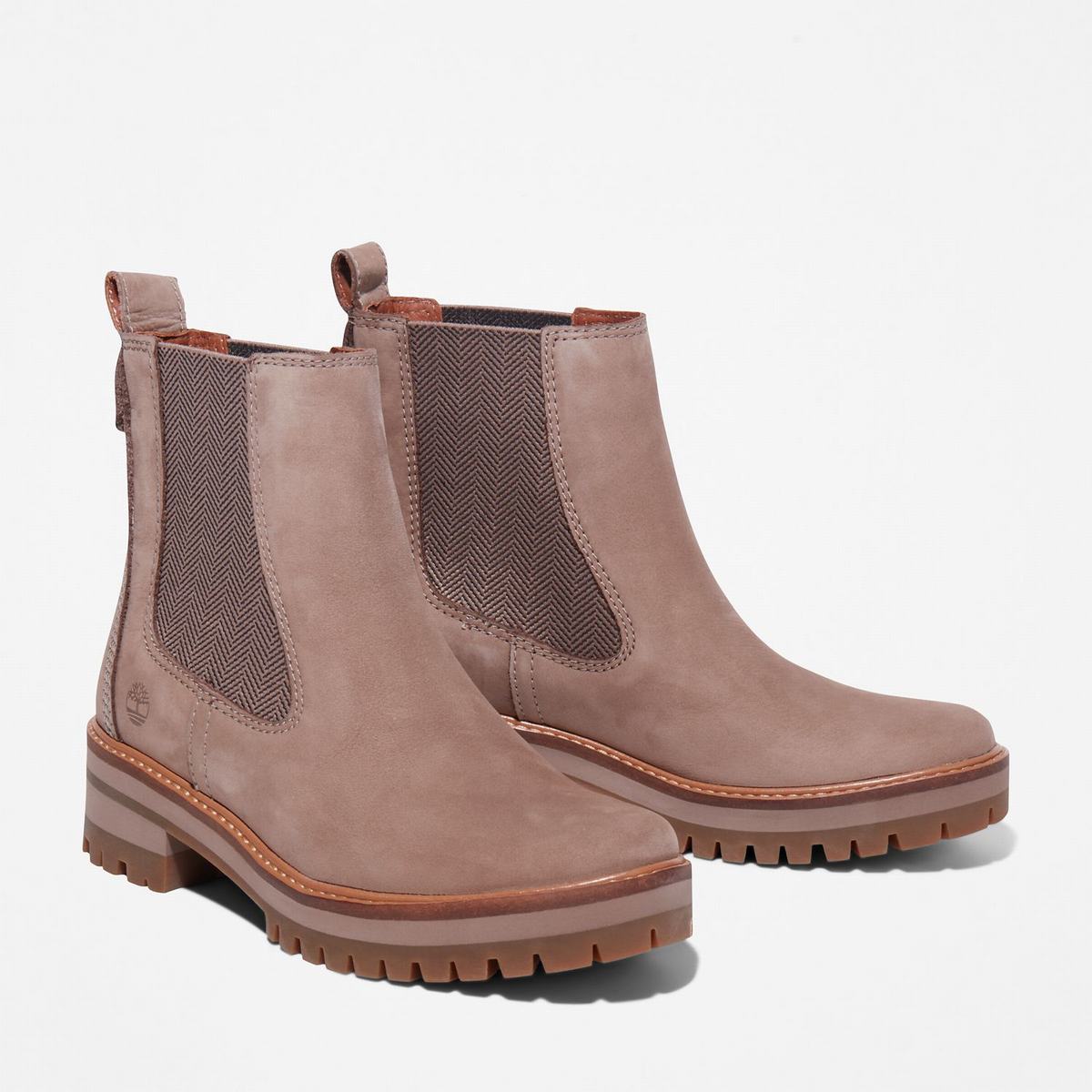 Timberland Ankle boots Dame Grå Brune | SNOA73460