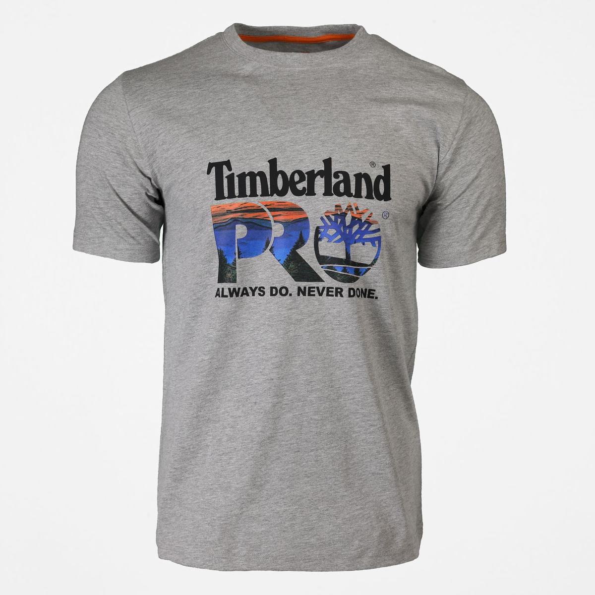 Timberland Bomulds T Shirts Herre Lysegrå Flerfarvede | KSCJ74510