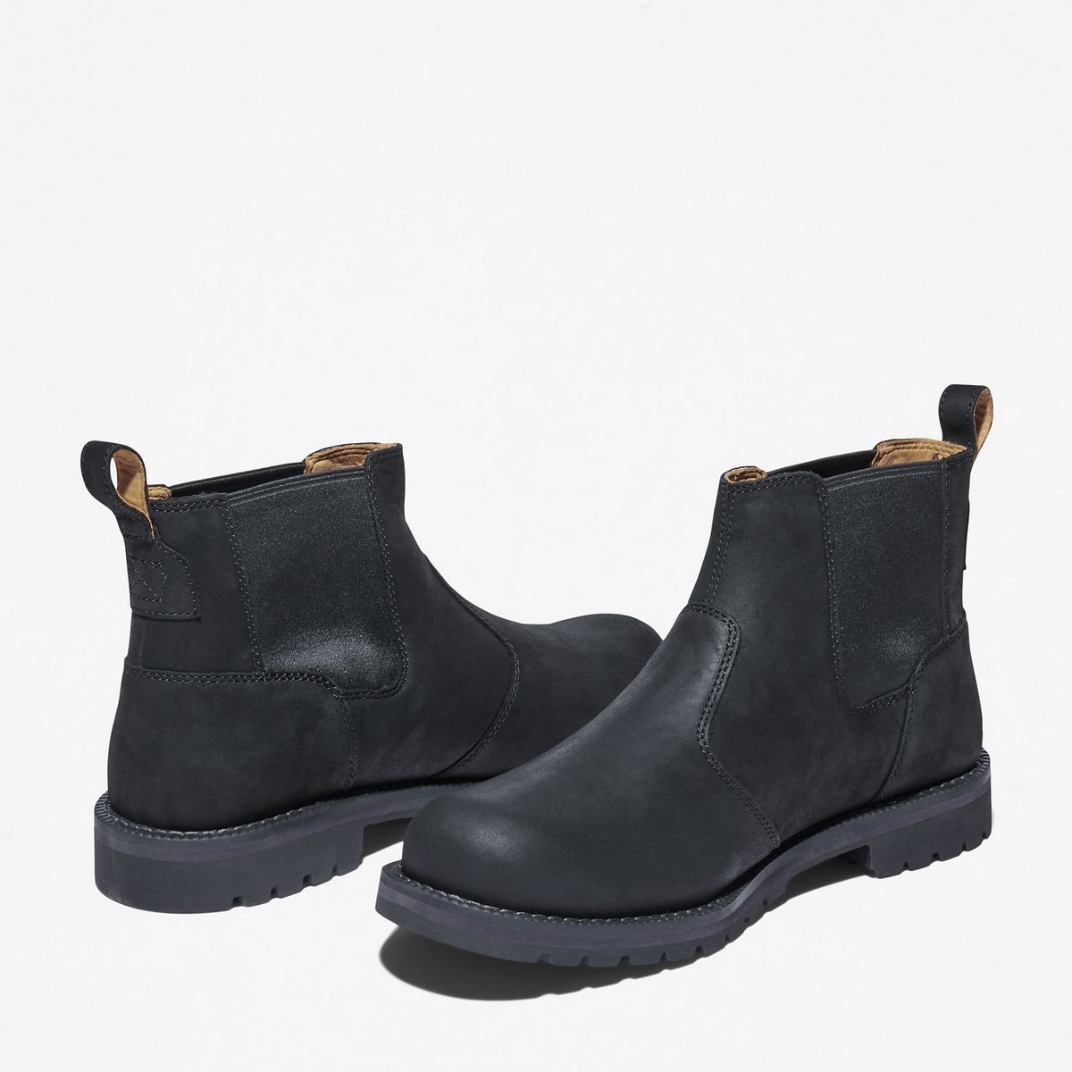 Timberland Chukka Støvler Herre Sort | LXJG97106