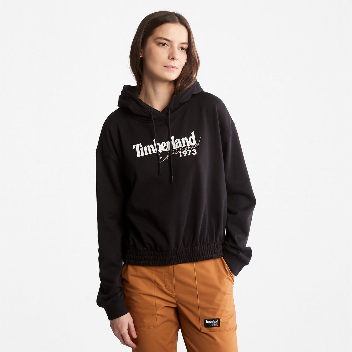 Timberland Hættetrøje Dame Sort | KVUW43695