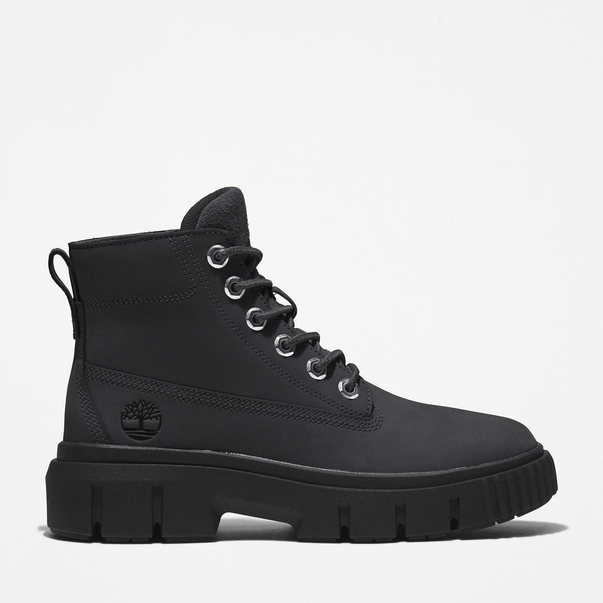 Timberland Læderstøvler Dame Sort | KIXQ62759